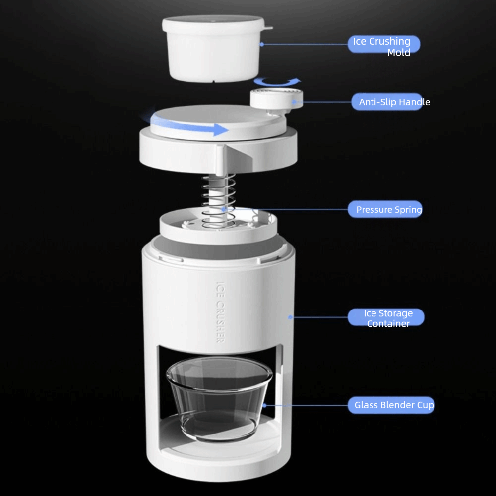 Slushy Machine - Máquina Manual de Hielo Raspado con