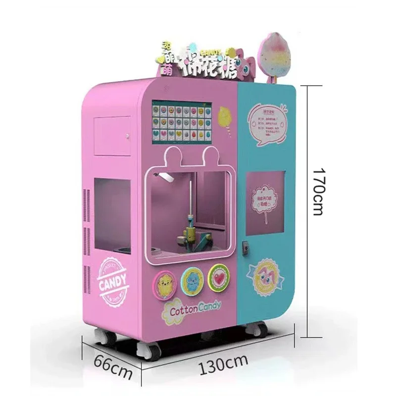 Candy Floss Machine Commercial - Máquina Expendedora Automática de Algodón de