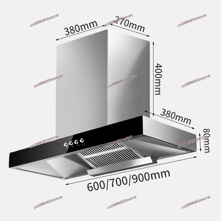Commercial Kitchen Hood - Campana extractora de succión grande para
