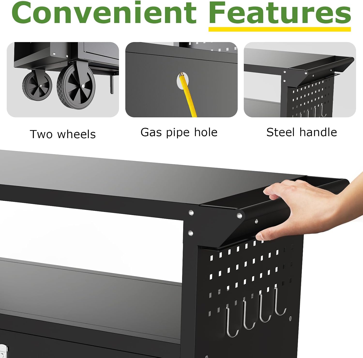 Carrito de parrilla para exter - Commercial Kitchen Tables reseña y precio