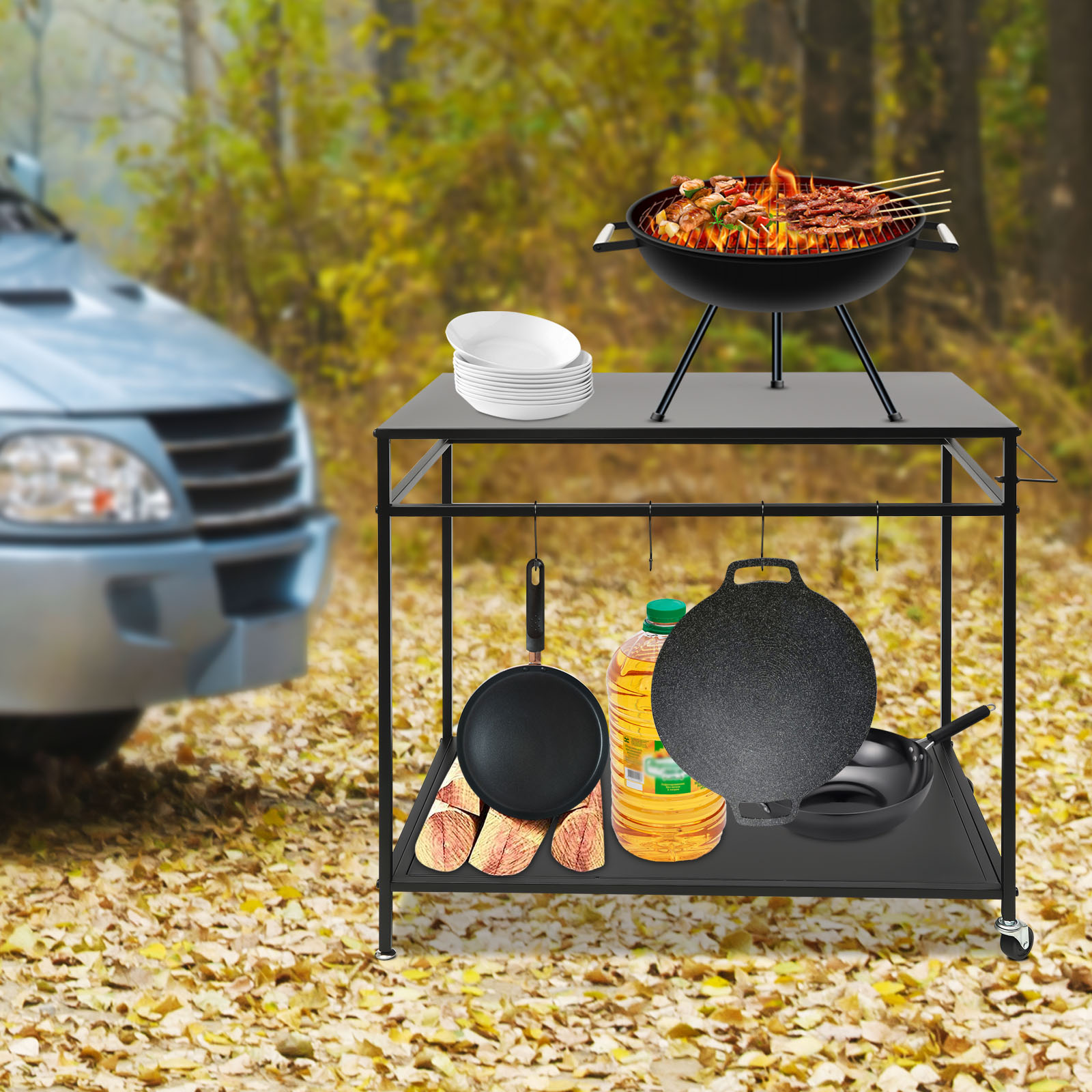 Mesa de Cocina Móvil de Dos Ni - Commercial Kitchen Tables reseña y precio