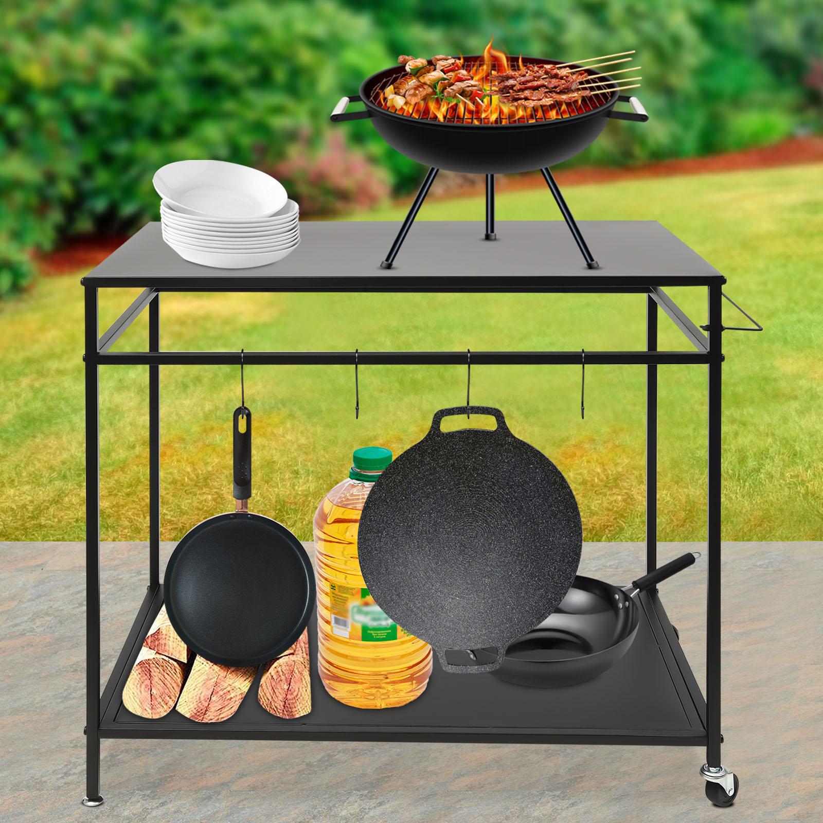 Mesa de Cocina Móvil de Dos Ni - Commercial Kitchen Tables reseña y precio