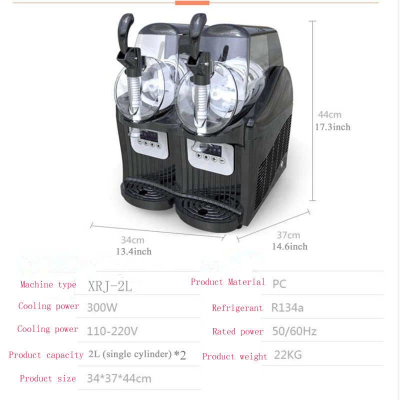 Máquina comercial de granizado - Slushy Machine reseña y precio