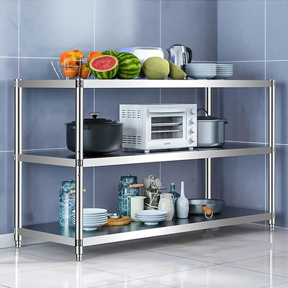 Estante de acero inoxidable, e - Commercial Kitchen Tables reseña y precio