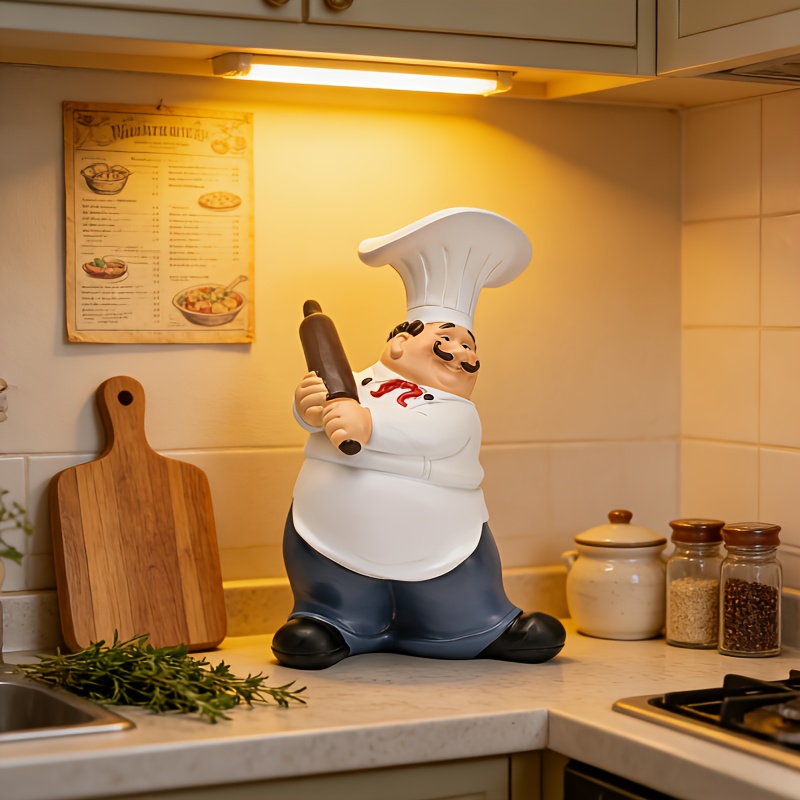 Estatua de resina de Chef con  - Commercial Kitchen Tables reseña y precio