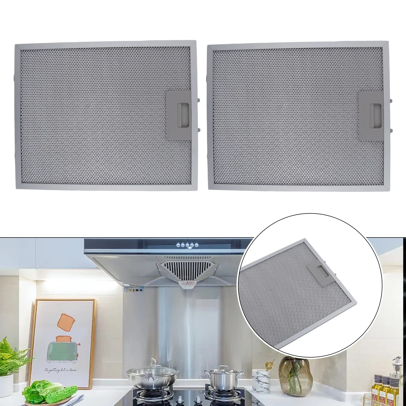 2 uds filtros para capó de coc - Commercial Kitchen Hood reseña y precio