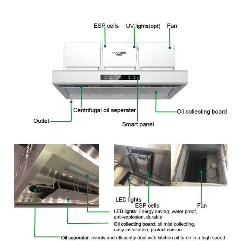 Campana Extractora Comercial P - Commercial Kitchen Hood reseña y precio