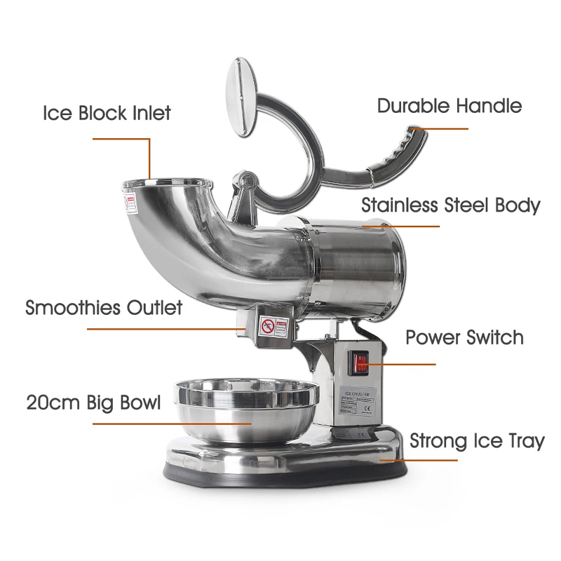 Trituradora de Hielo Comercial - Slushy Machine reseña y precio