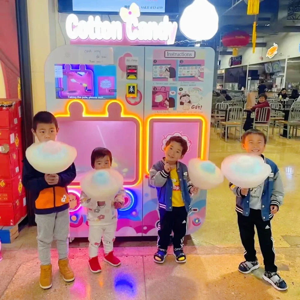 Máquina Expendedora Automática - Candy Floss Machine Commercial reseña y precio