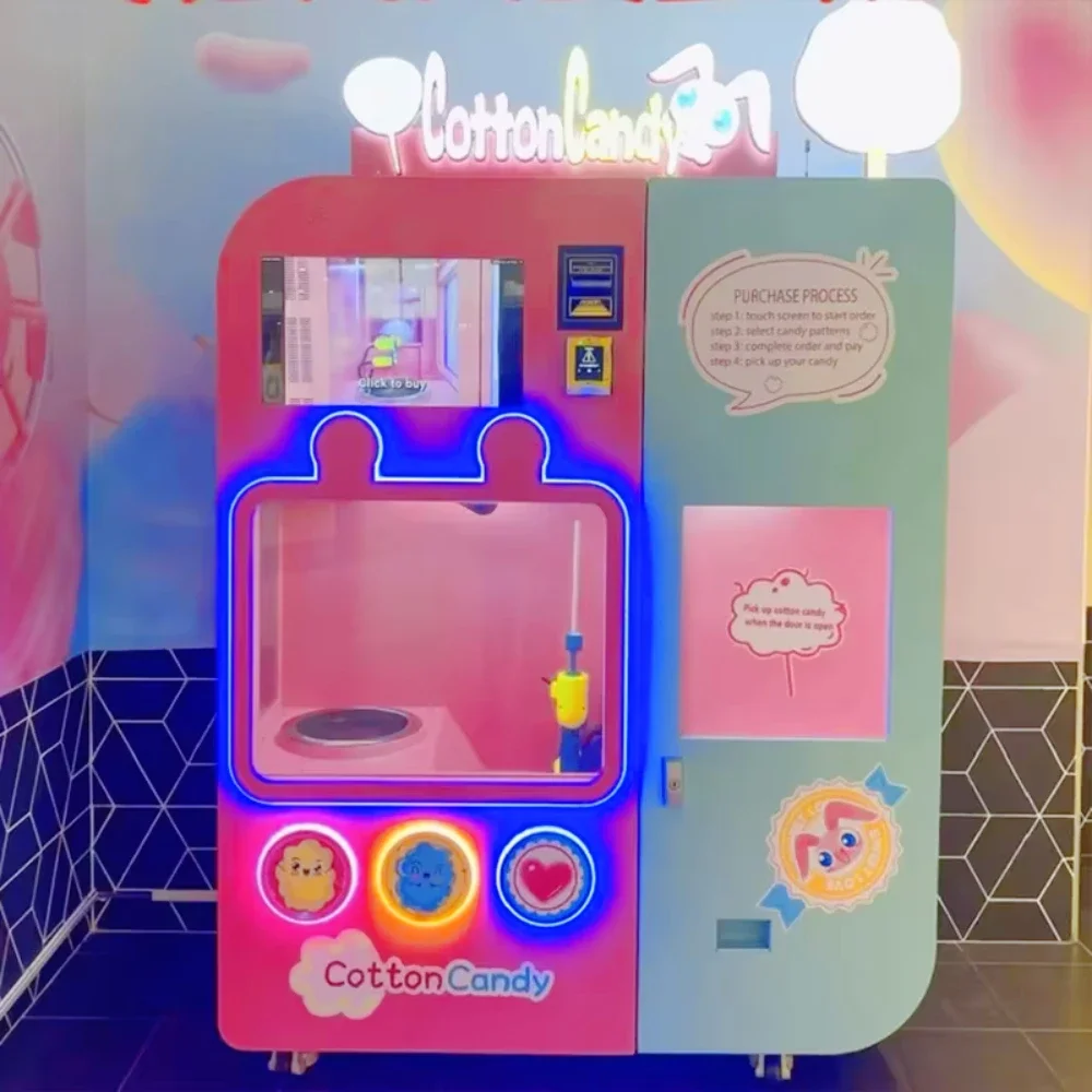 Máquina Expendedora Automática - Candy Floss Machine Commercial reseña y precio